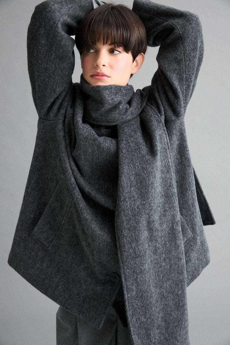 DeFacto Grey Woman Regular Fit Cachet Cachet Casual - Image 1